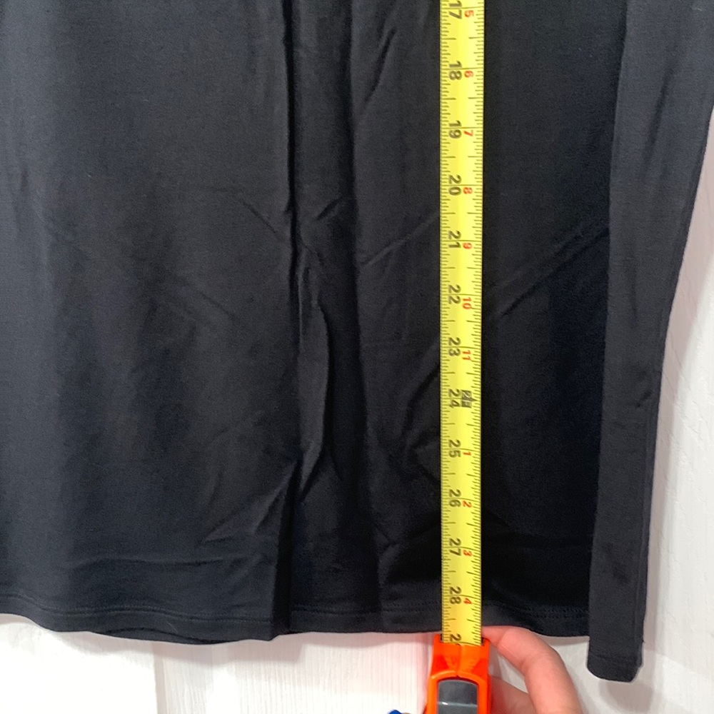 long black stretch skirt 1x by Ava & Viv